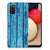 Samsung Galaxy A02s Bumper Hoesje Wood Blue B2C Telecom