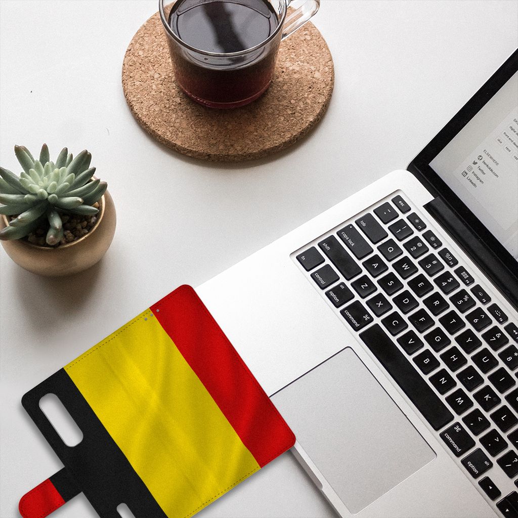 OPPO Find X2 Pro Bookstyle Case Belgische Vlag