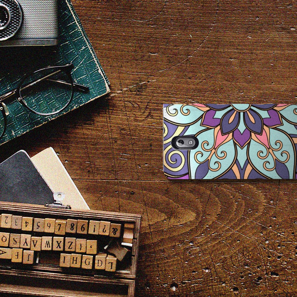 Nokia 3.1 (2018) Smart Cover Purple Flower