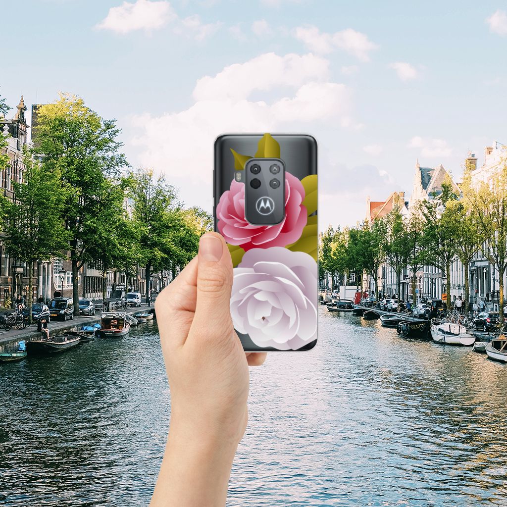 Motorola One Zoom TPU Case Roses
