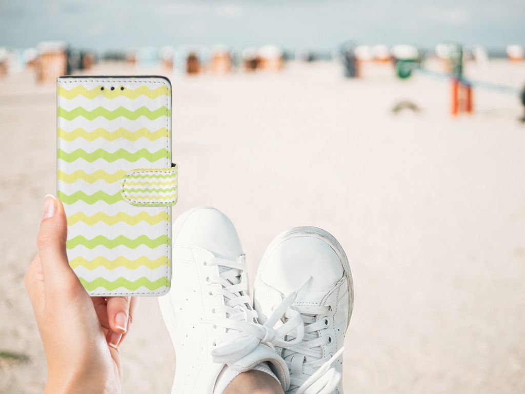 Sony Xperia Z3 Telefoon Hoesje Waves Yellow