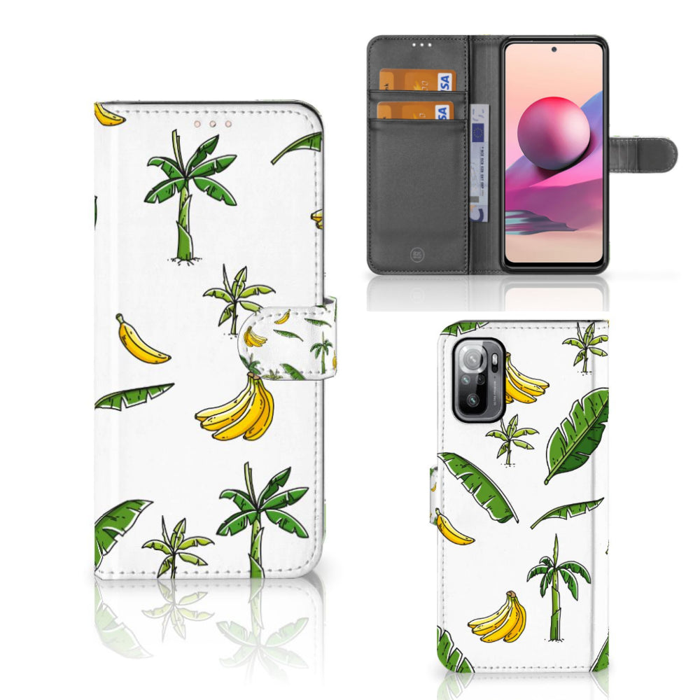 Xiaomi Redmi Note 10/10T 5G | Poco M3 Pro Hoesje Banana Tree
