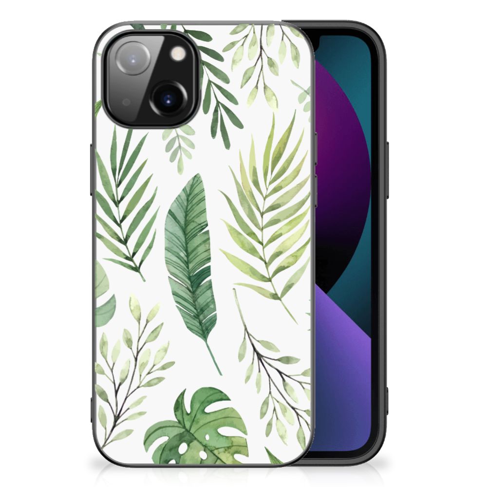 Apple iPhone 13 Bloemen Hoesje Leaves B2C Telecom