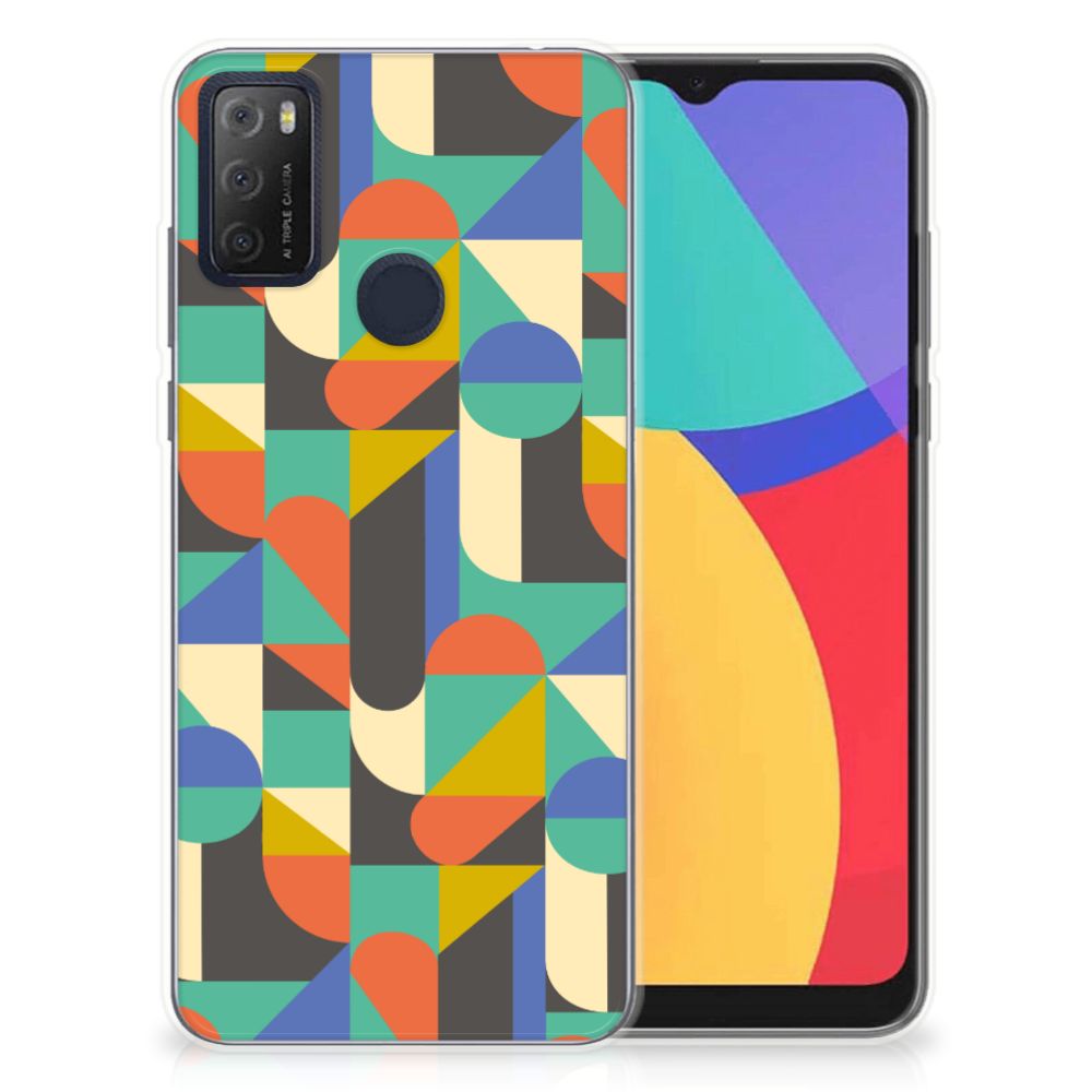 Alcatel 1S (2021) TPU bumper Funky Retro B2C Telecom