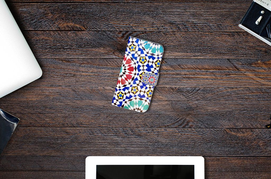 iPhone 14 Pro Bookcase Mozaïek