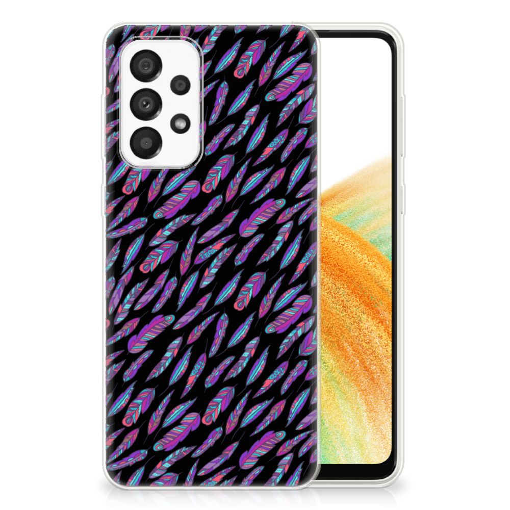 Samsung Galaxy A33 5G TPU bumper Feathers Color B2C Telecom