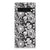 Google Pixel 6 Pro TPU Case Black Flowers