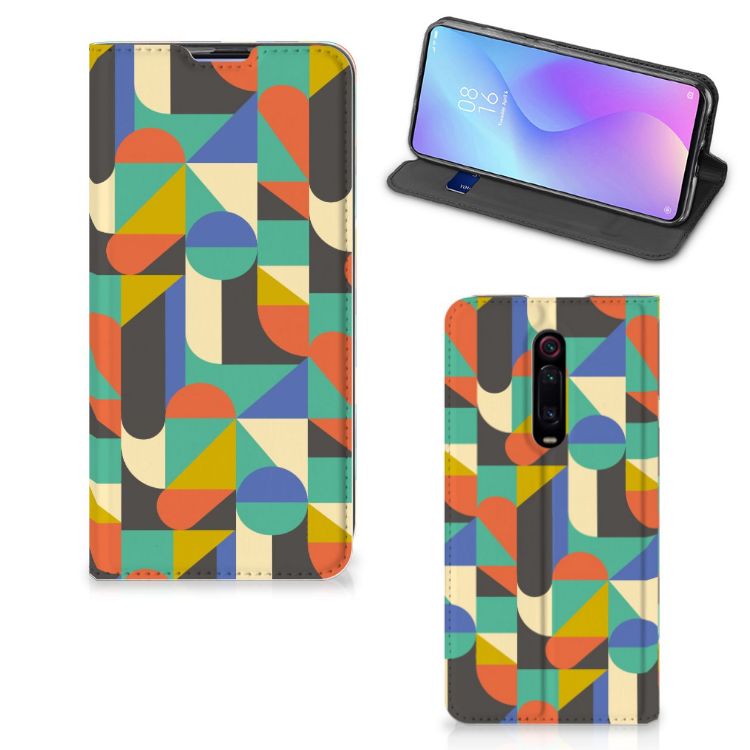 Xiaomi Redmi K20 Pro Hoesje met Magneet Funky Retro - B2C Telecom