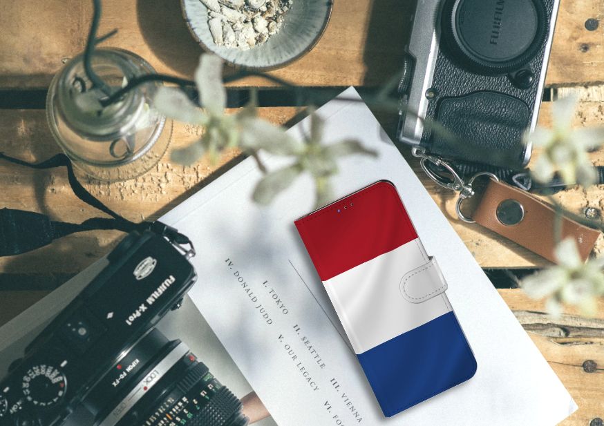 Samsung Galaxy A20s Bookstyle Case Nederlandse Vlag
