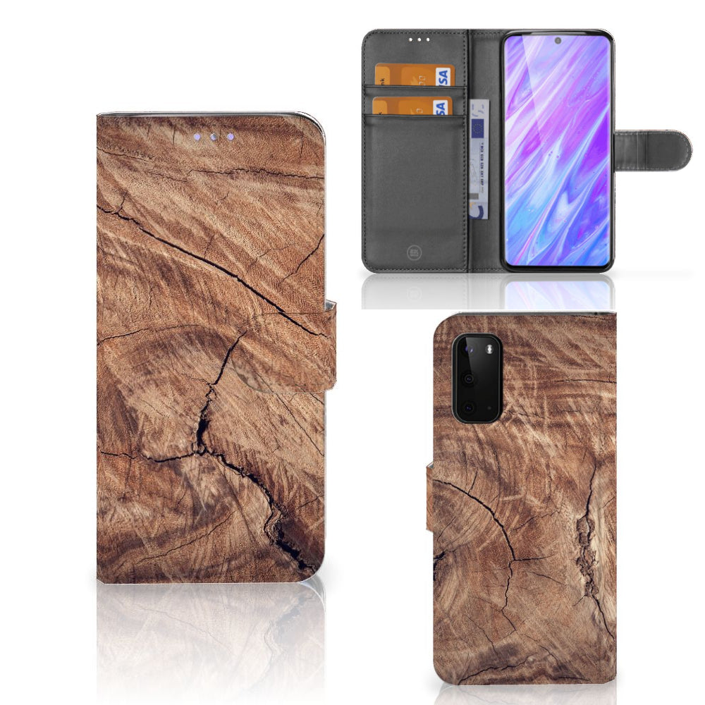 Samsung Galaxy S20 Book Style Case Tree Trunk