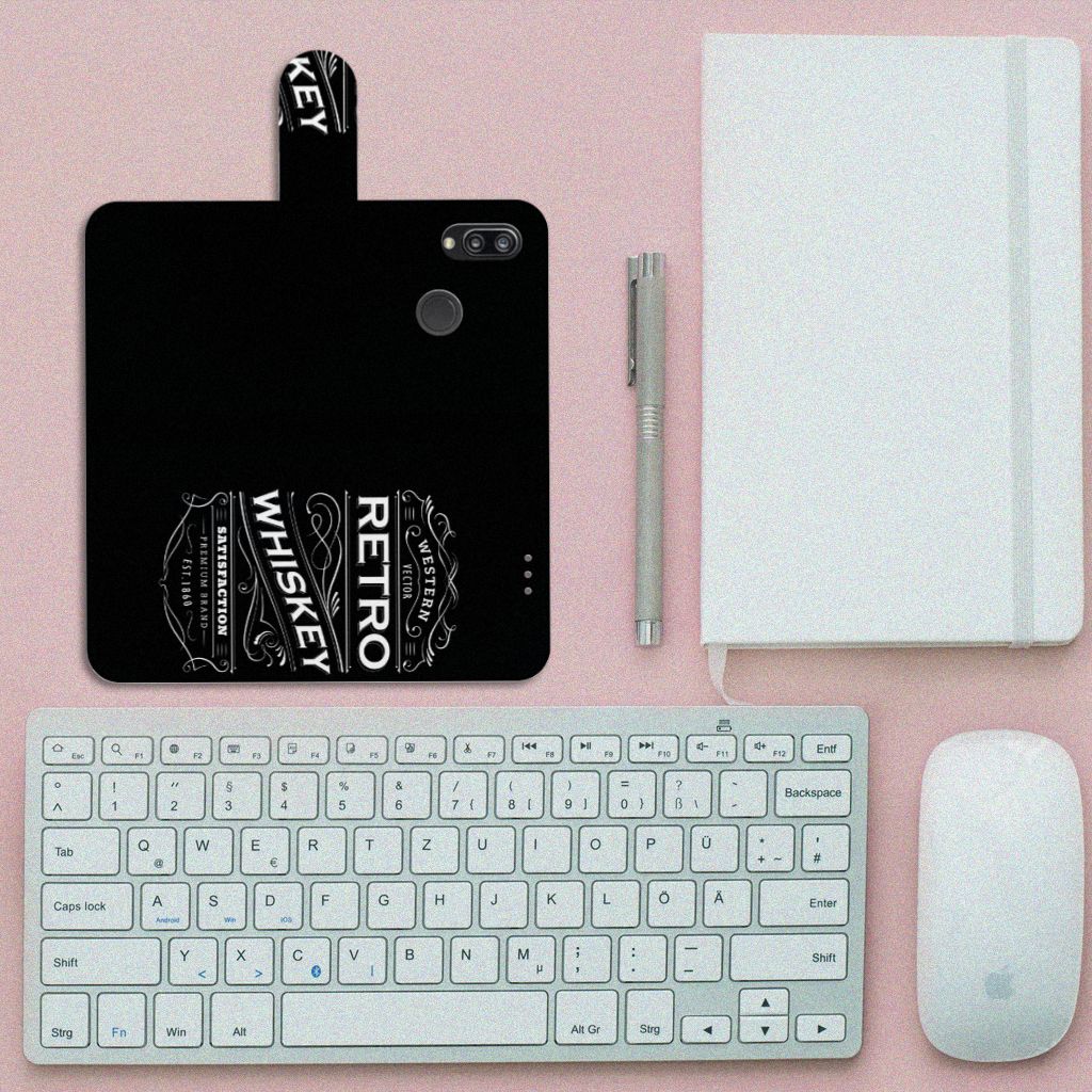 Huawei P20 Lite Book Cover Whiskey