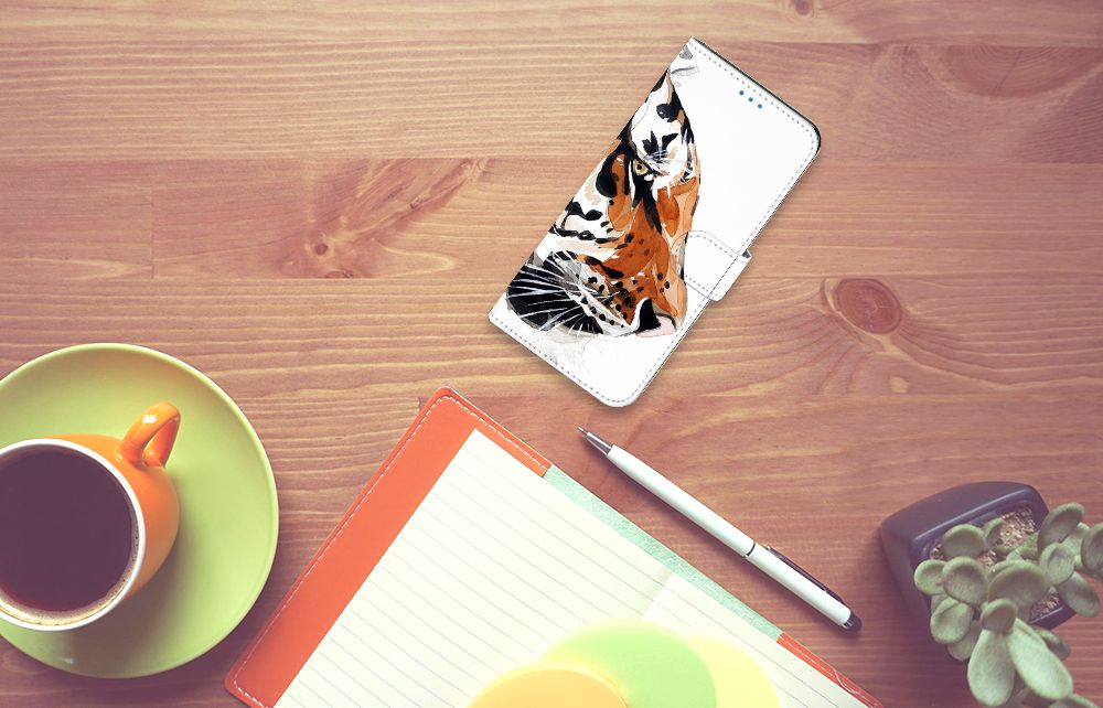 Hoesje Motorola Moto E32 | Moto E32s Watercolor Tiger