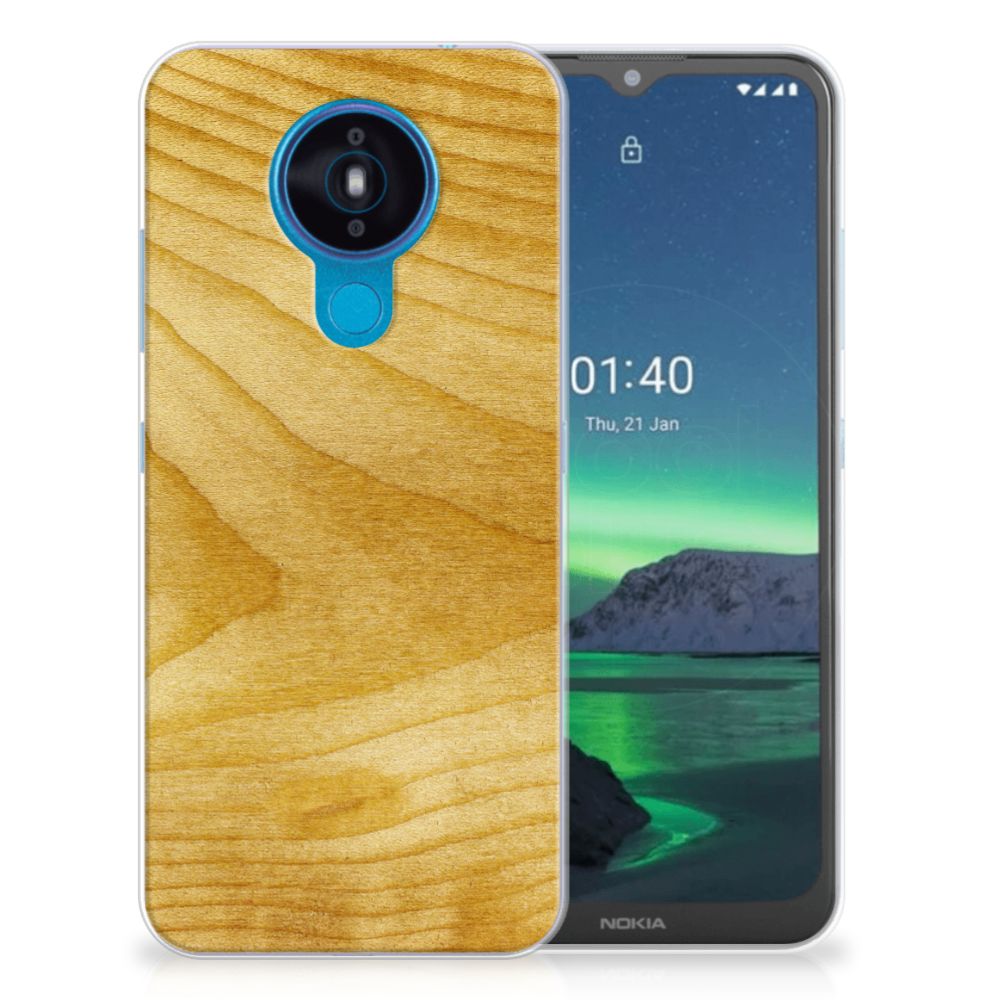 Nokia 1.4 Bumper Hoesje Licht Hout B2C Telecom