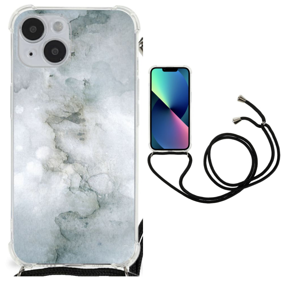 Back Cover iPhone 14 Plus Painting Grey