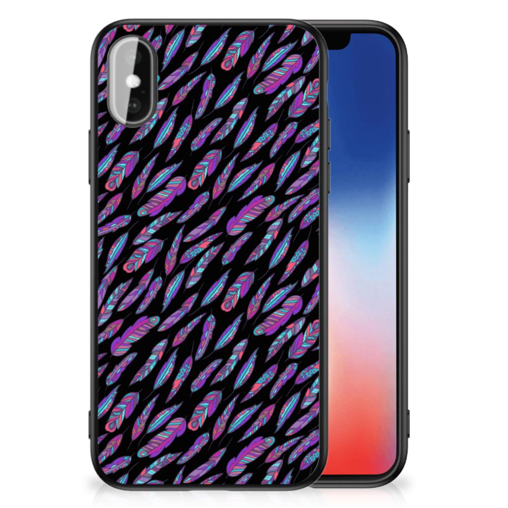 iPhone X | Xs Back Case Feathers Color