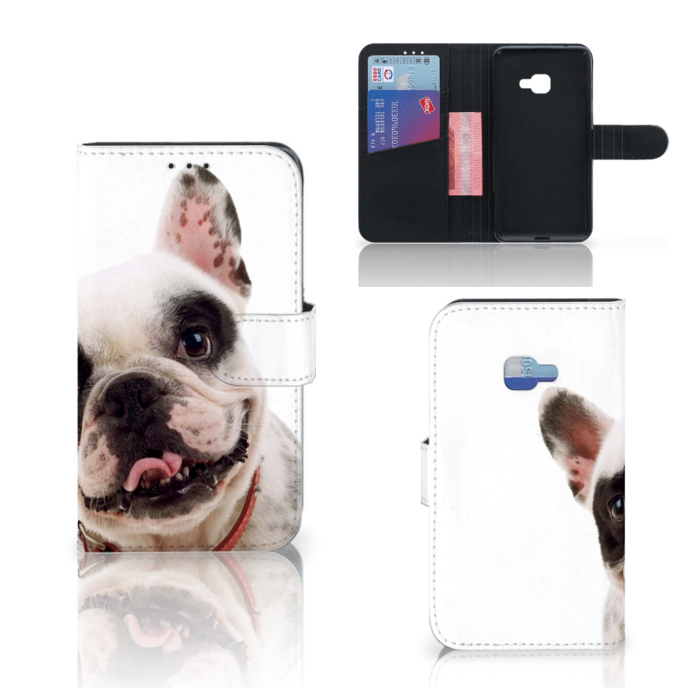 Samsung Galaxy Xcover 4 | Xcover 4s Telefoonhoesje met Pasjes Franse Bulldog
