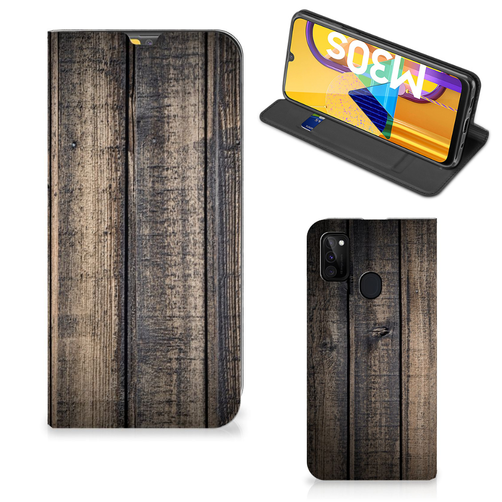 Samsung Galaxy M30s | M21 Book Wallet Case Steigerhout - B2C Telecom