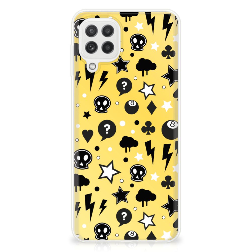 Silicone Back Case Samsung Galaxy A22 4G | M22 Punk Geel B2C Telecom