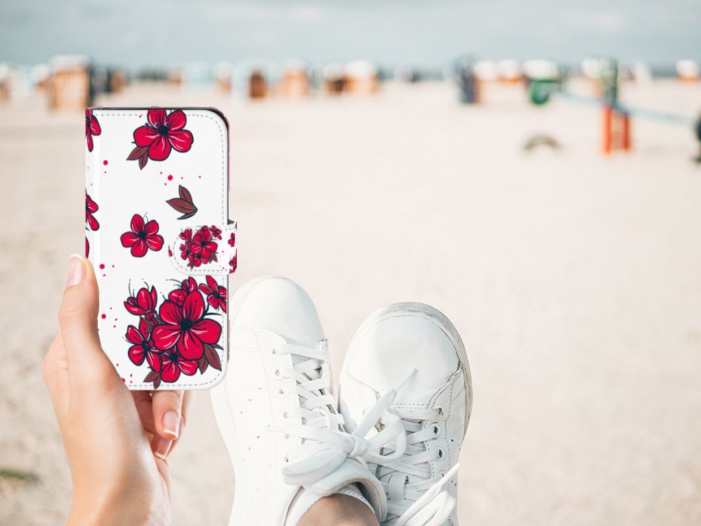 Samsung Galaxy S10e Hoesje Blossom Red