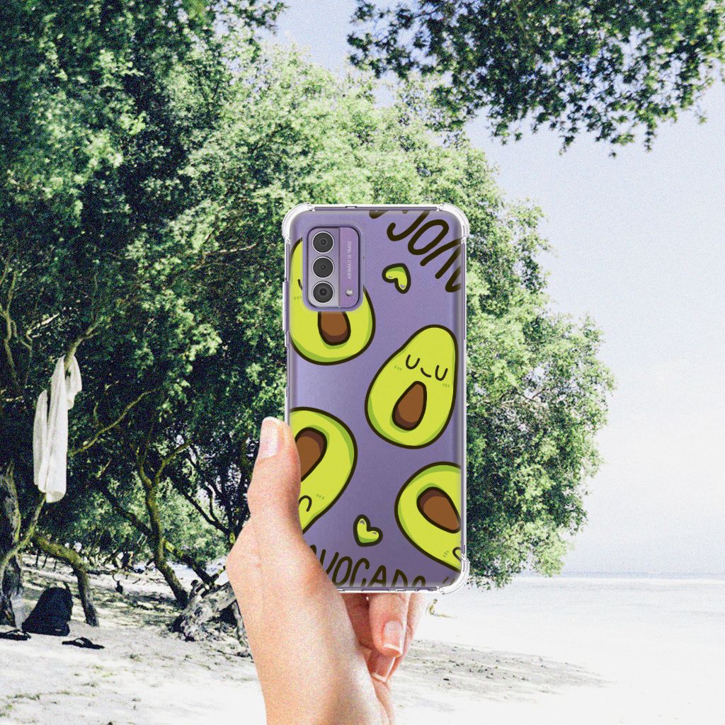 Nokia G42 Stevig Bumper Hoesje Avocado Singing B2C Telecom