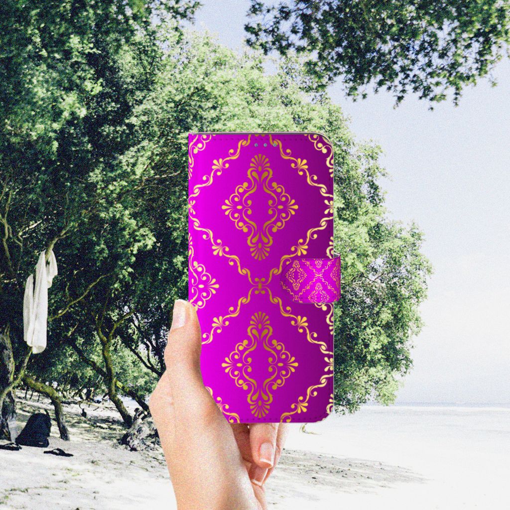 Wallet Case Nokia X10 | Nokia X20 Barok Roze