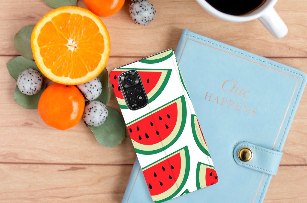 Xiaomi Redmi Note 11/11S Flip Style Cover Watermelons - B2C Telecom