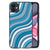 iPhone 11 Back Case Waves Blue B2C Telecom