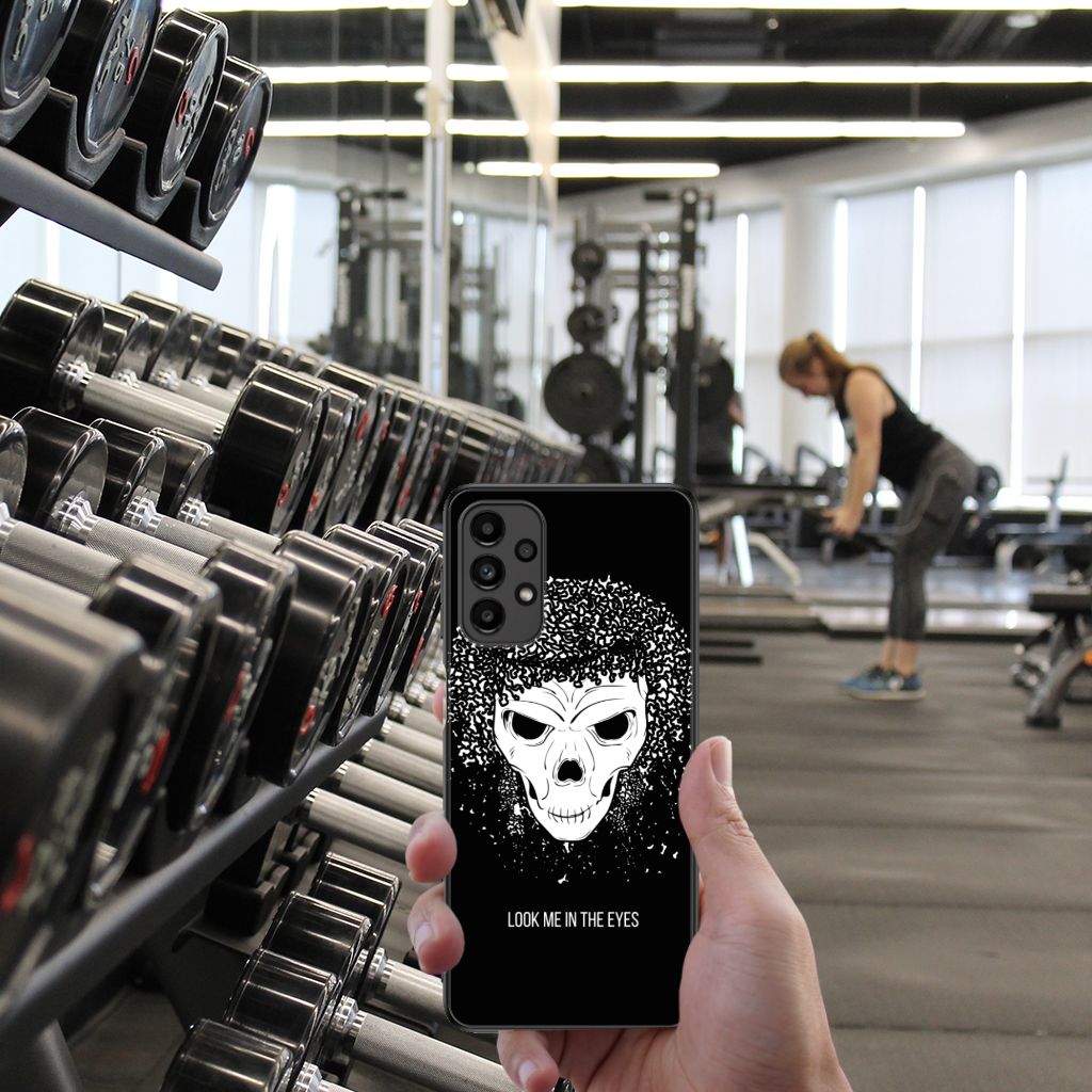 Telefoonhoesje Samsung Galaxy A13 4G Skull Hair B2C Telecom