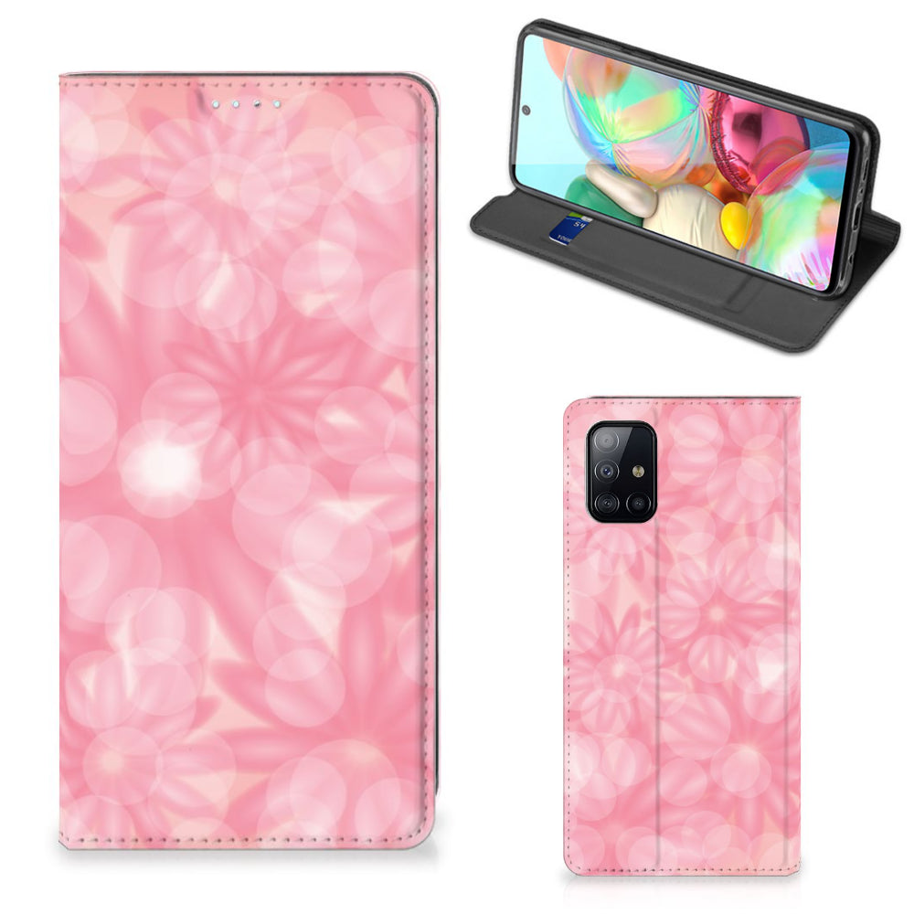 Samsung Galaxy A71 Smart Cover Spring Flowers