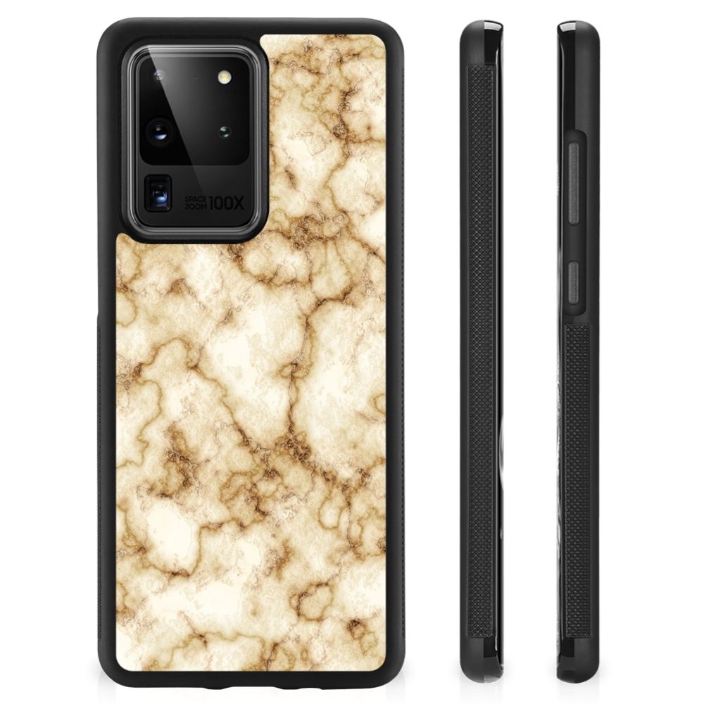 Samsung Galaxy S20 Ultra Gripcase Marmer Goud B2C Telecom