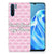 OPPO A91 Silicone-hoesje Flowers Pink DTMP B2C Telecom