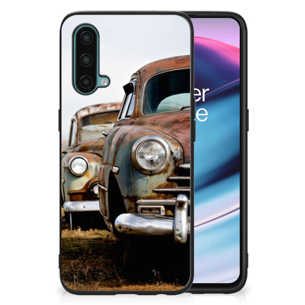 OnePlus Nord CE 5G Silicone Back Case Vintage Auto