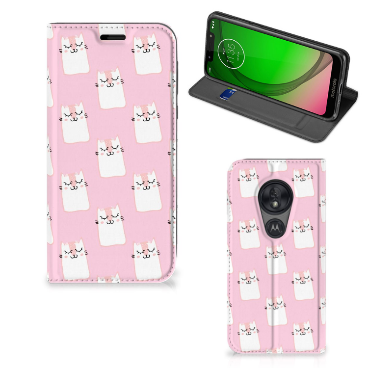 Motorola Moto G7 Play Hoesje maken Sleeping Cats - B2C Telecom