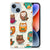 Apple iPhone 14 TPU Hoesje Vrolijke Uilen