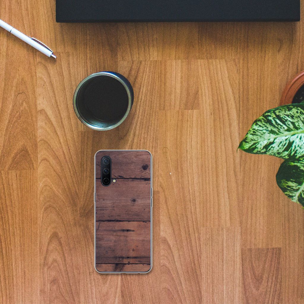 OnePlus Nord CE 5G Bumper Hoesje Old Wood B2C Telecom