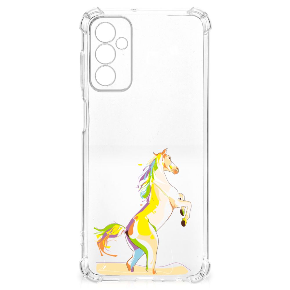 Samsung Galaxy M13 4G | M23 Stevig Bumper Hoesje Horse Color B2C Telecom