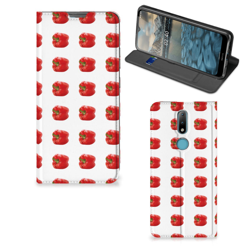 Nokia 2.4 Flip Style Cover Paprika Red