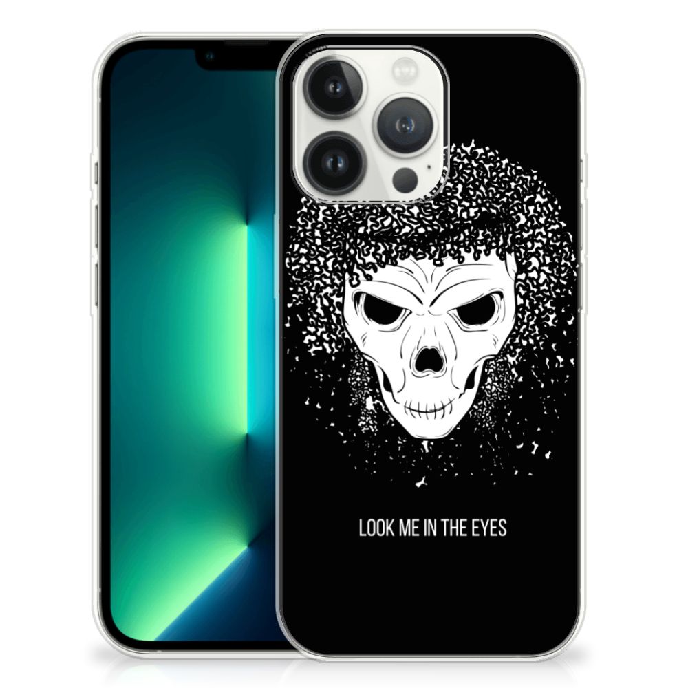 Silicone Back Case iPhone 13 Pro Max Skull Hair B2C Telecom