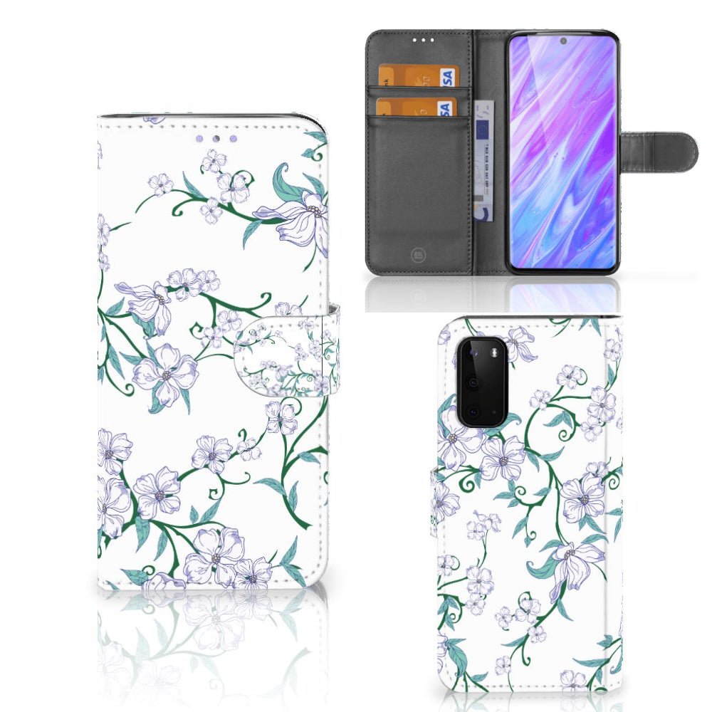 Samsung Galaxy S20 Uniek Hoesje Blossom White