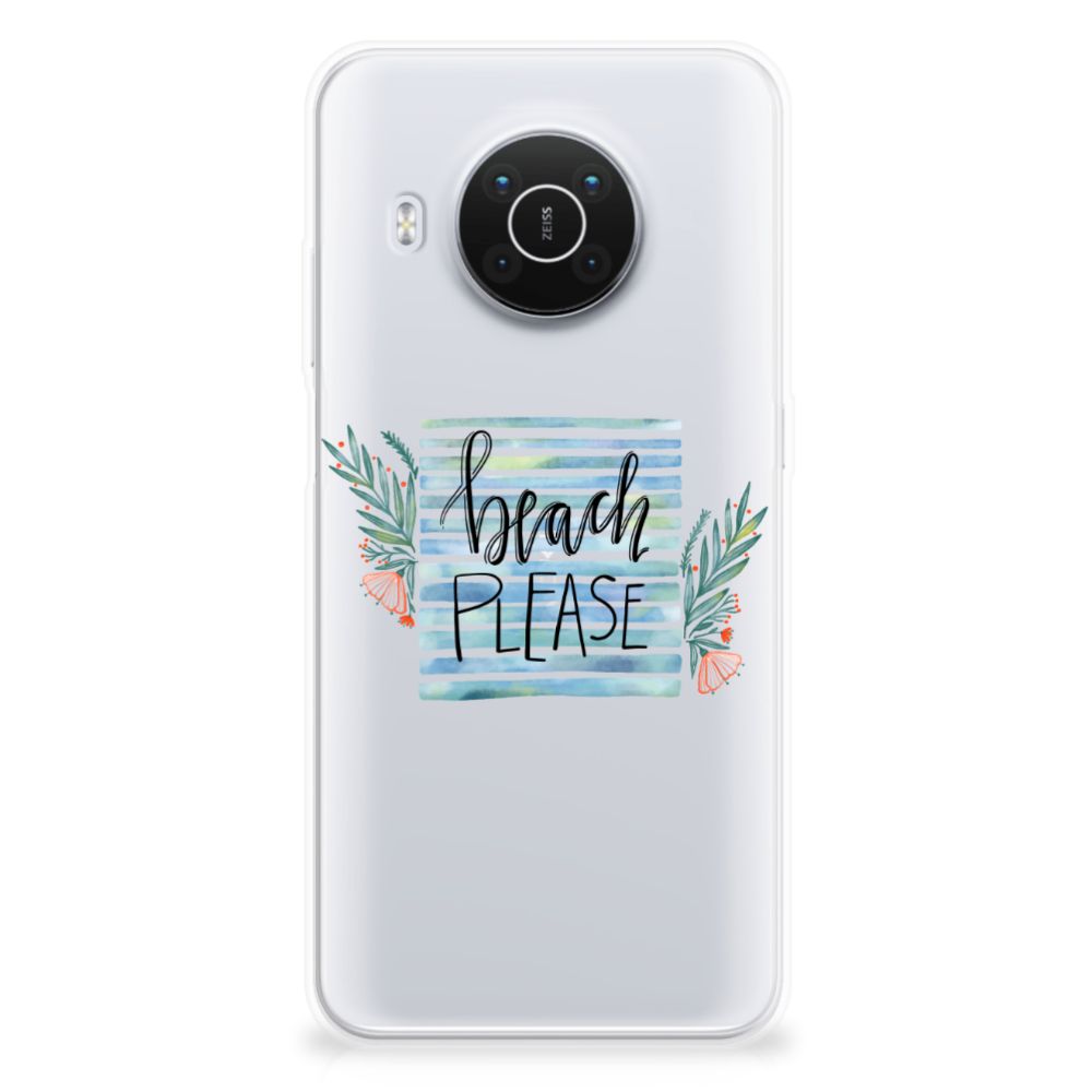 Nokia X10 | X20 Telefoonhoesje met Naam Boho Beach B2C Telecom