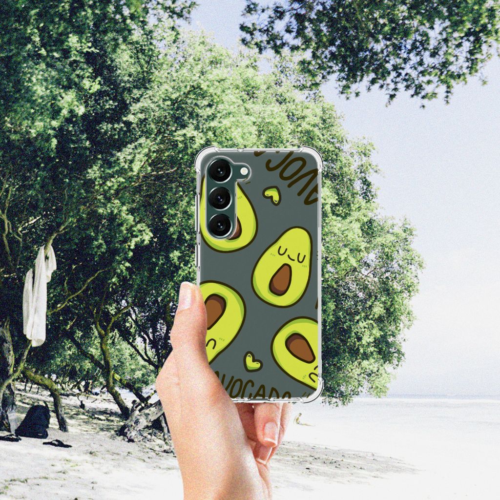 Samsung Galaxy S23 Plus Stevig Bumper Hoesje Avocado Singing B2C Telecom