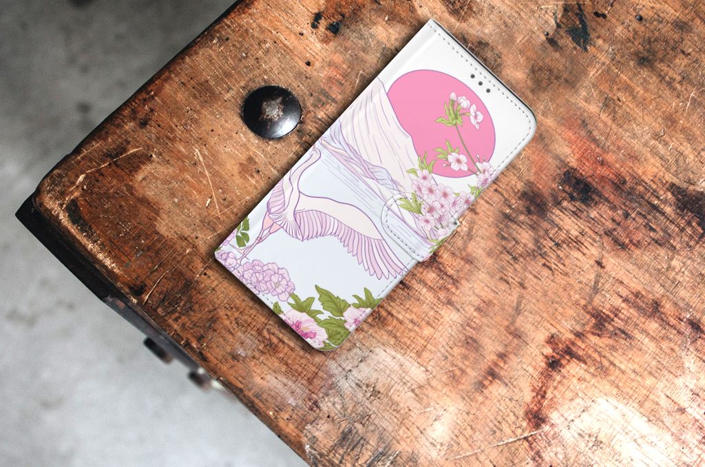 Samsung Galaxy S21 Plus Telefoonhoesje met Pasjes Bird Standing