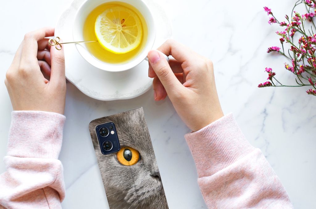 Hoesje maken OPPO Find X5 Lite | Reno7 5G Britse Korthaar - B2C Telecom