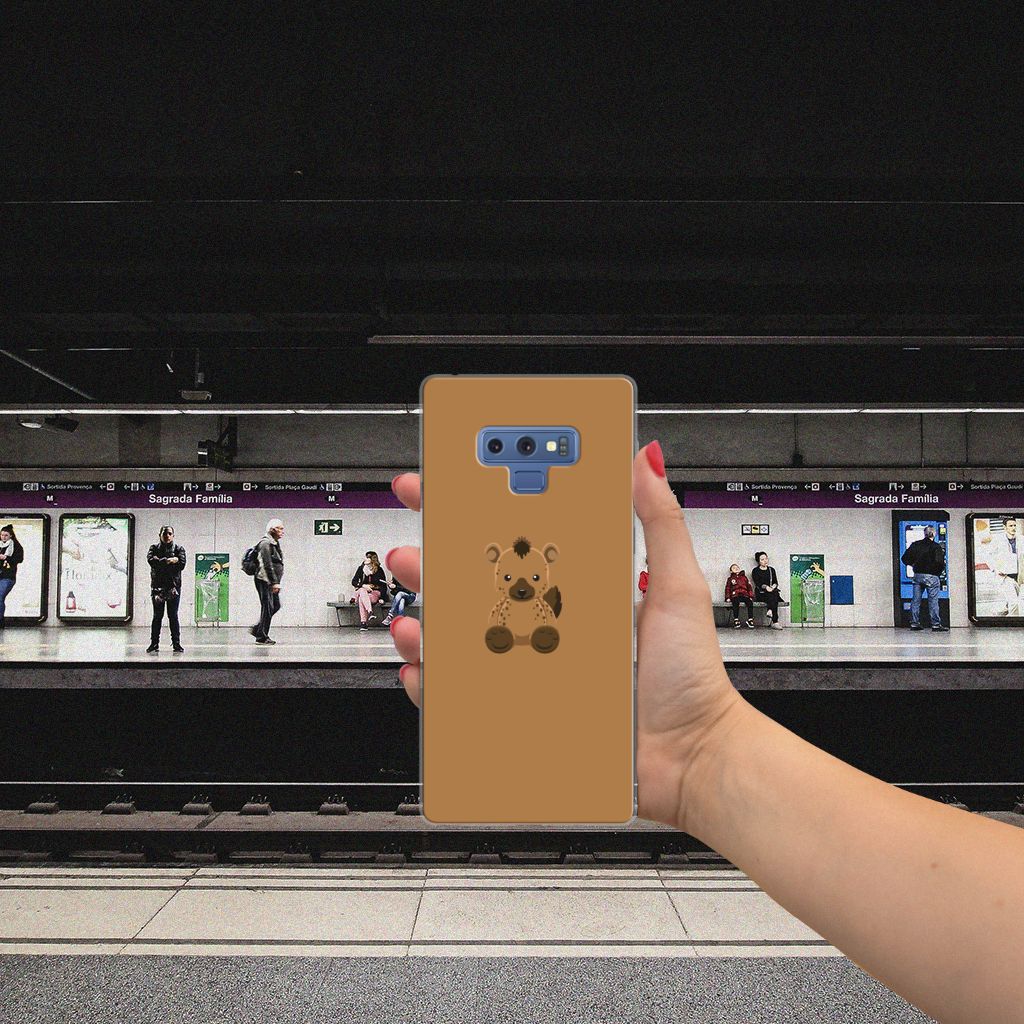 Samsung Galaxy Note 9 Telefoonhoesje met Naam Baby Hyena