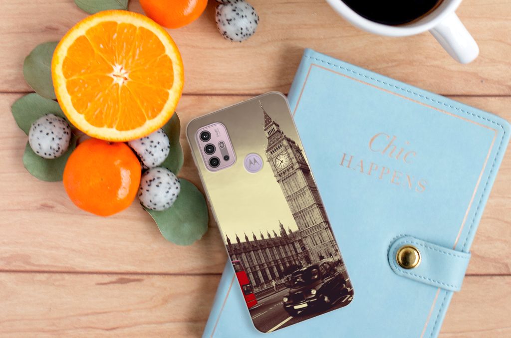 Motorola Moto G30 | G10 Siliconen Back Cover Londen B2C Telecom