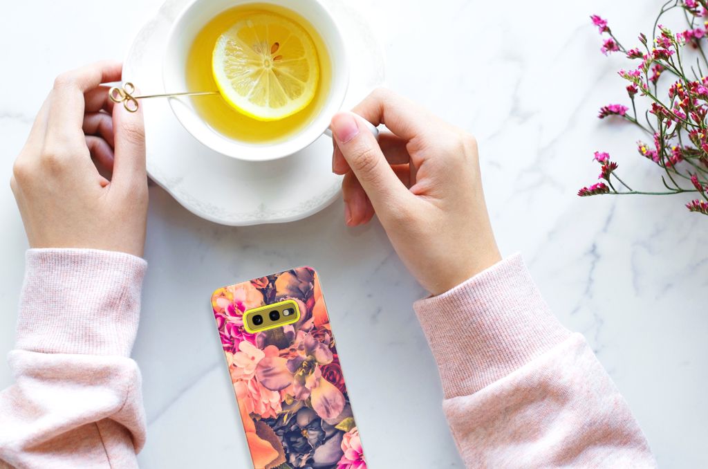 Samsung Galaxy S10e TPU Case Bosje Bloemen