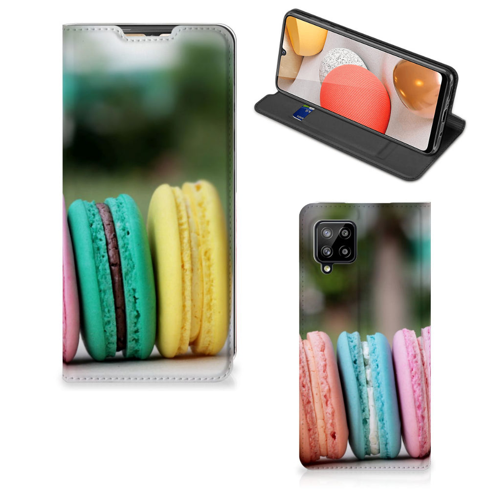 Samsung Galaxy A42 Flip Style Cover Macarons