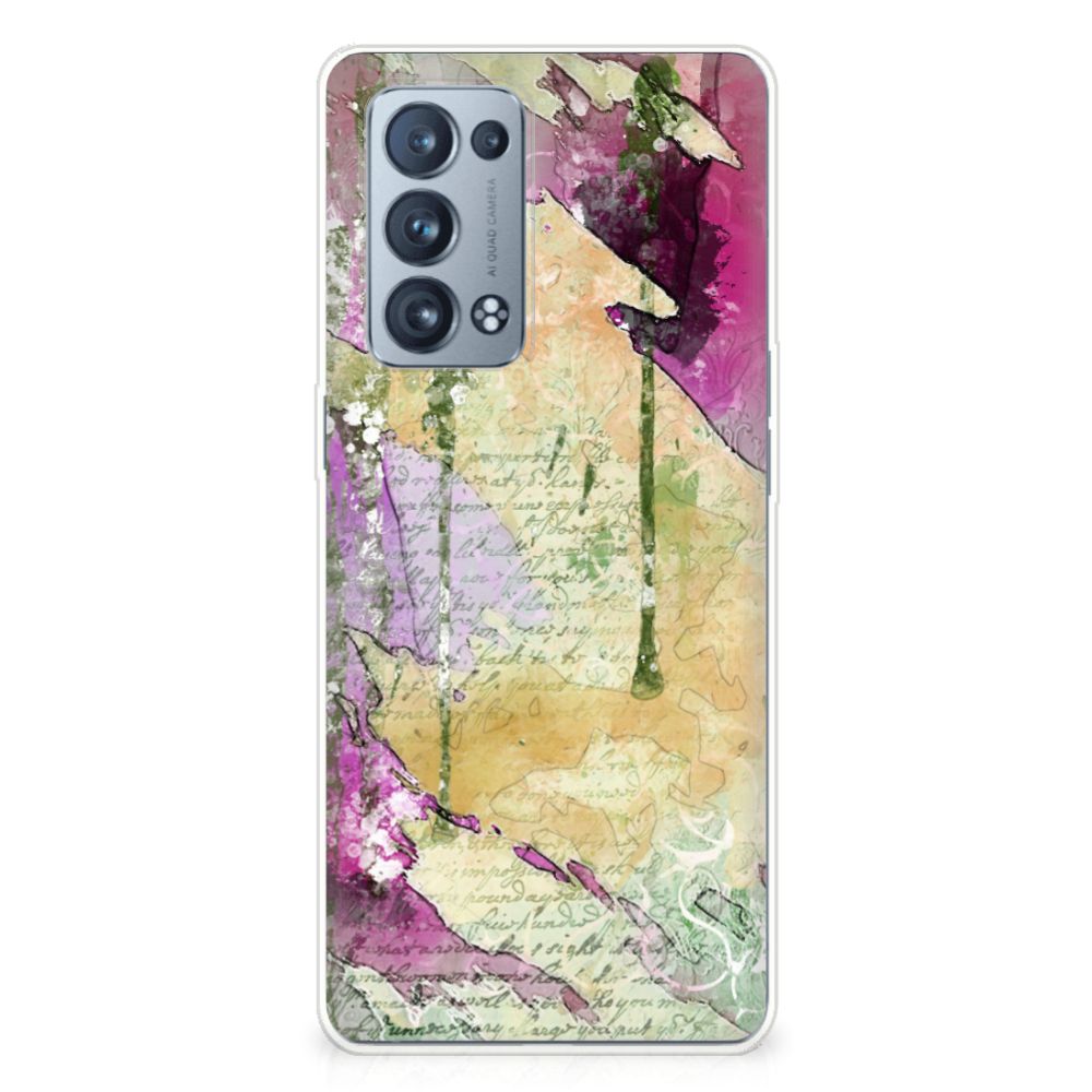 Hoesje maken OPPO Reno 6 Pro Plus 5G Letter Painting