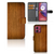 Motorola Moto G84 Book Style Case Donker Hout