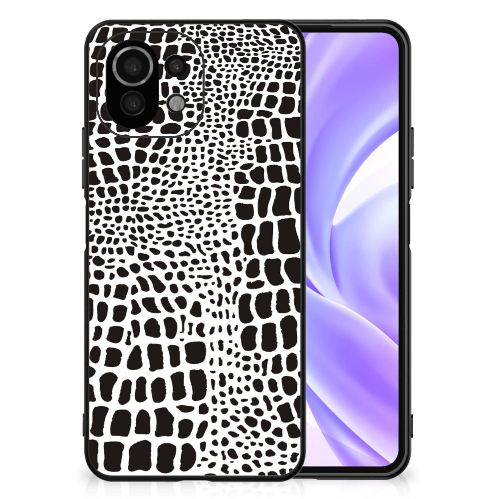 Xiaomi 11 Lite 5G NE | Mi 11 Lite Dierenprint Telefoonhoesje Slangenprint